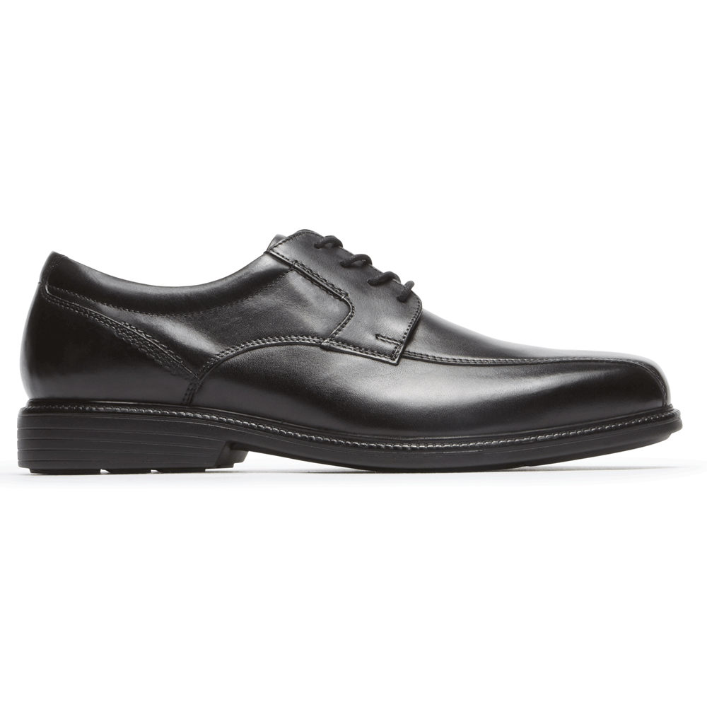 Rockport Oxfords Herr Svarta - Charles Road Bike Toe - PLUFR6912